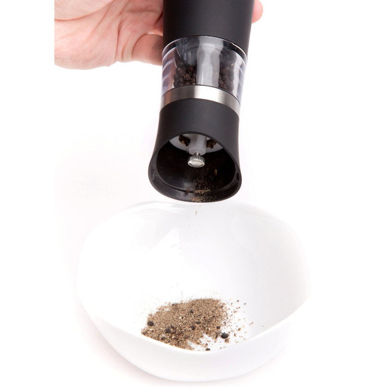 Ozeri Graviti Pro Electric Salt and Pepper Grinder Set & Reviews Wayfair